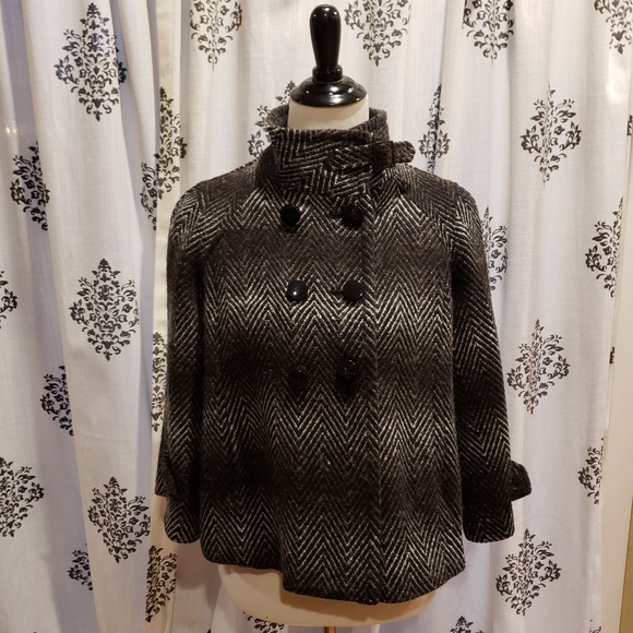 Joseph A. Cropped woven Jacket sz8 Coat - Picture 2 of 8